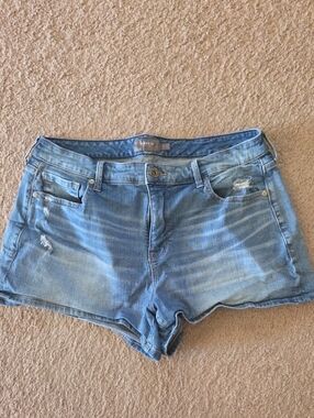 Torrid Blue Denim Jean Shorts, Size 12